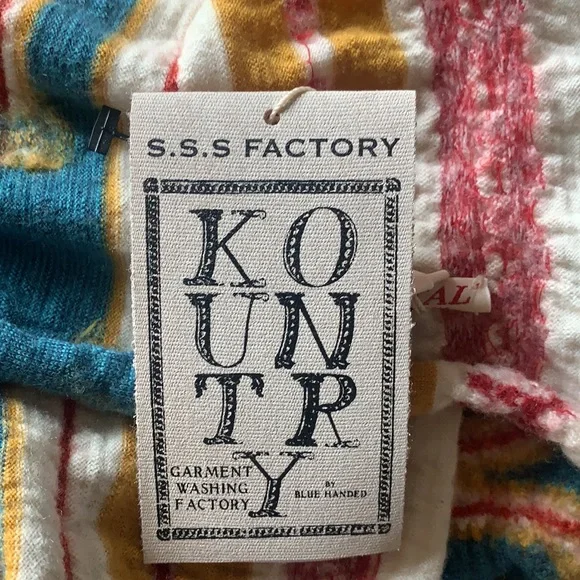 NWT KAPITAL KOUNTRY compressed pattern scarf - Picture 11 of 12